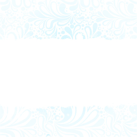 Christmas and New Year congratulation blank postcard with frozen background ornamentのイラスト素材