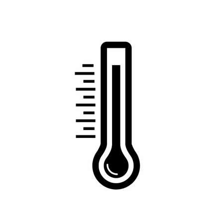Simple And Clean Thermometer Vector Icon Illustrationのイラスト素材