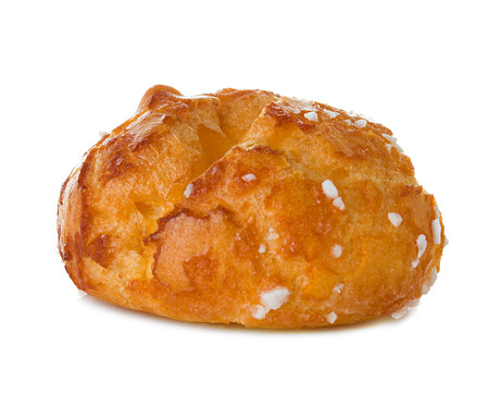 choux pastry isolated on white