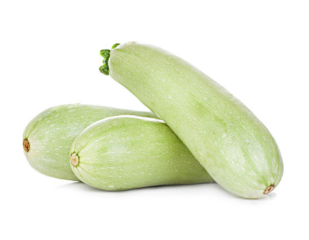 Fresh vegetable marrow isolated on white background の写真素材