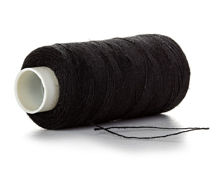 Skein of thread isolated on white
