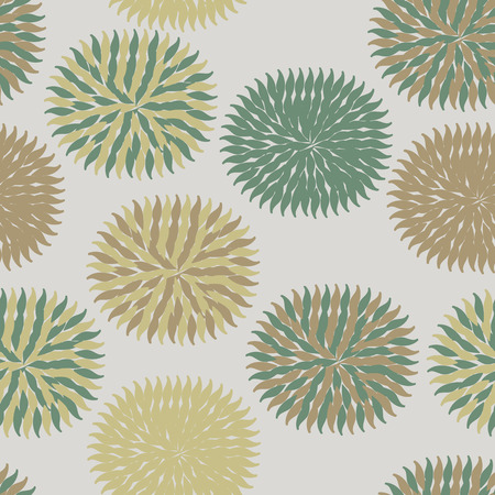 Vector seamless floral pattern, floral backgroundのイラスト素材