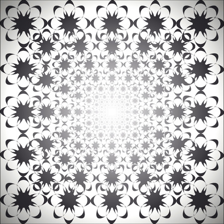 Vector seamless floral pattern, floral bright colorful background, whirlpool of camomileのイラスト素材