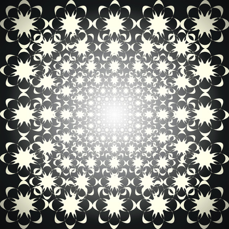 Vector seamless floral pattern, floral bright colorful background, whirlpool of camomileのイラスト素材