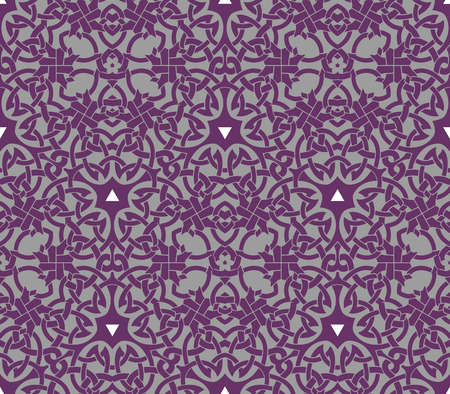 Seamless pattern with vintage decorative abstract elementsのイラスト素材
