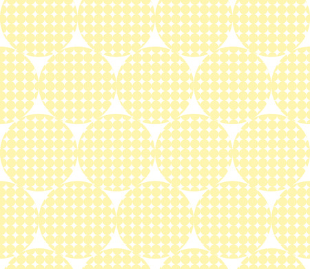 Abstract vector background: yellow circles and dotsのイラスト素材