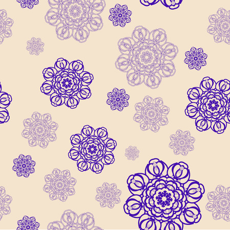 Seamless pattern with snowflakes for Christmas and NYのイラスト素材