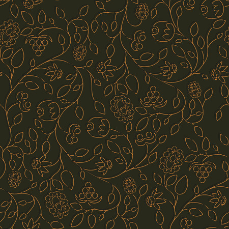 Floral seamless patternのイラスト素材