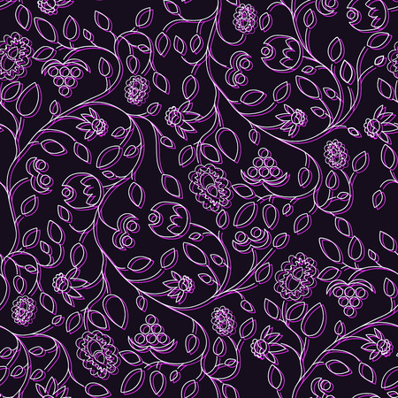 Floral seamless patternのイラスト素材