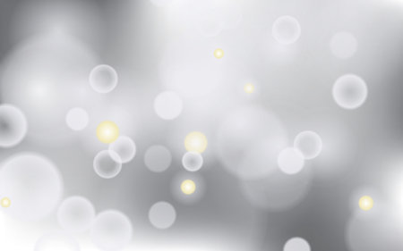 Abstract Blurred White Light Bokeh Effect for Cover Decoration or Backgroundのイラスト素材