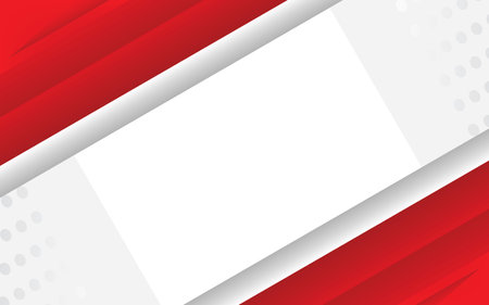 Abstract Red and White Background Vector Illustrationのイラスト素材
