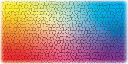 Abstract Blue Purple Yellow Red Gradient Background with Tiles Effect Vector Illustrationのイラスト素材