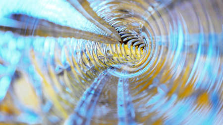 glass corridor, abstractionの写真素材