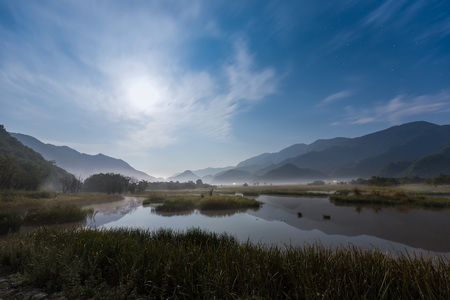 Dajiu Lake scenicの写真素材