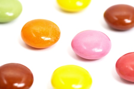 Scattered Marble chocolatesの写真素材