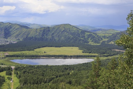 Clouds over the Mount Small Sinyuha. Russiaの写真素材
