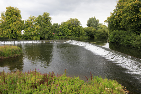 River Suir in the City Cahir in Ireland.の写真素材
