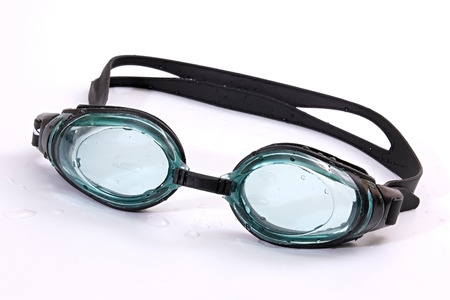 Glasses for the submarine swimming. Isolated background.