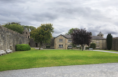 Cahir, Ireland - August 22, 2014: Cahir Castle one of the largest castles in Ireland.のeditorial素材