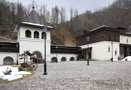 Sochi, Russia - February 13, 2015: Historic architecture of Suzdal. Cultural and ethnographic center...