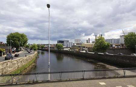 Dublin, Ireland - August 19, 2014: Guinness Brewery in the Dublin in Ireland.のeditorial素材
