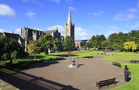 Dublin, Ireland - August 19, 2014: National Cathedral and Collegiate Church of Saint Patrickのeditorial素材