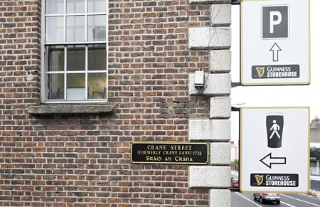 Dublin, Ireland - August 19, 2014: Guinness Storehouse in Dublinのeditorial素材