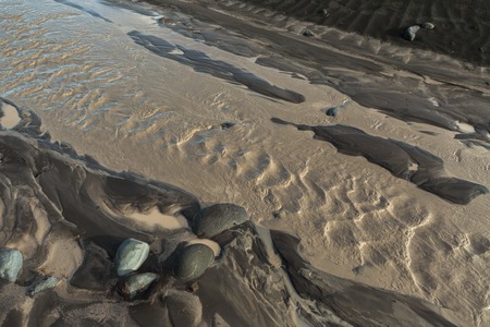 River Studenaya in the morning. Kamchatka Peninsula.