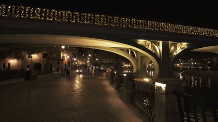 Dubai, UAE - April 01, 2018: Riverland at Dubai Parks and Resortsのeditorial素材