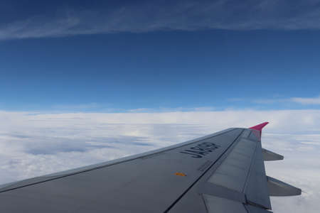 The view from the planeのeditorial素材