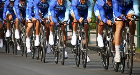 Chrono bike race のeditorial素材