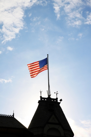 American flagの写真素材