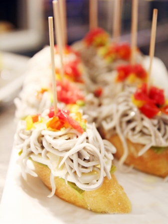 Some tapas in a barの写真素材