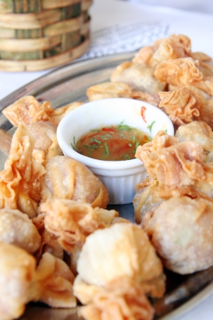 Typical dumplings from Brazil  trouxinhaの写真素材