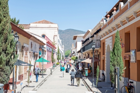 SAN CRISTOBAL DE LAS CASAS, CHIAPAS, MEXICO - FEBUARY 7, 2013  It is a town and municipality located in the Central Highlands region of the Mexican state of Chiapas  のeditorial素材