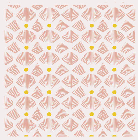 Seamless pattern with hand drawn decorative elements. Can be used for wallpaper, pattern fills, web page background,surface textures.のイラスト素材