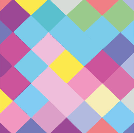 Seamless pattern with colorful squares. vector illustration for your design.のイラスト素材