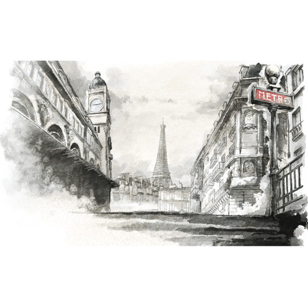 Brush Paintingのイラスト素材