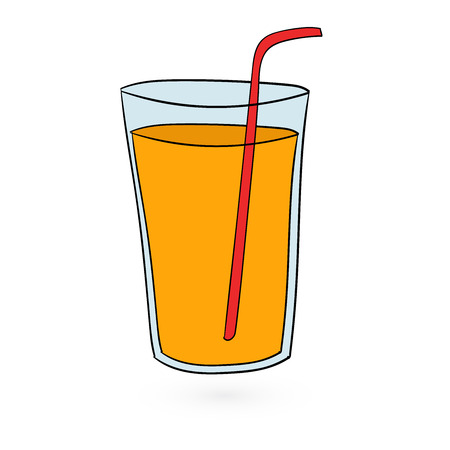 illustration of flat fast food icon on white backgroundのイラスト素材