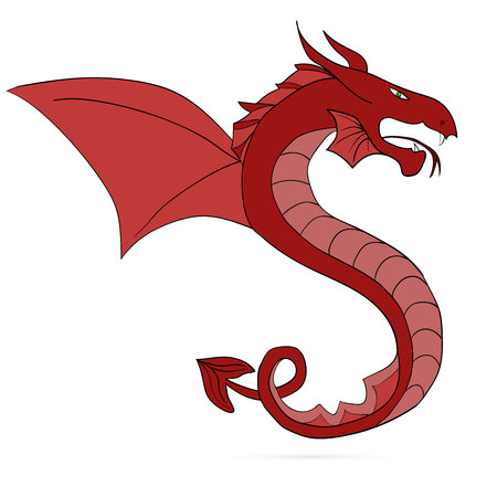 Chinese Dragon Traditional Culture, vector illustration cartoon. 2のイラスト素材