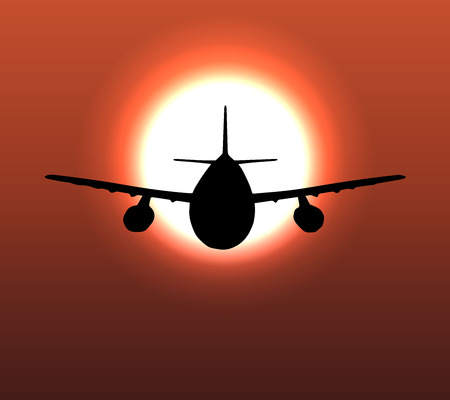 airplane flight tickets air fly cloud sky travel Vector 5のイラスト素材