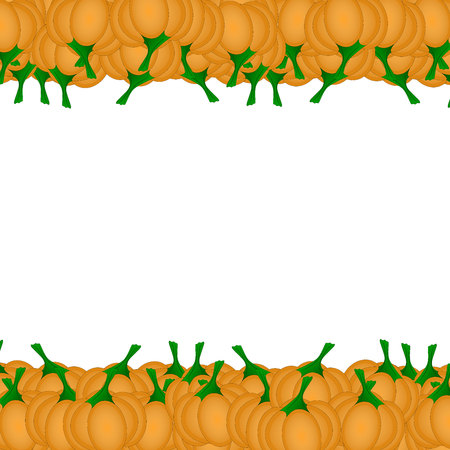 pumpkin with an evil expression on his face Vector 7のイラスト素材