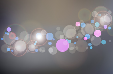 Blurred Defocused Background with lights. Blurred backdrop. Abstract Bokeh style vector illustration 2のイラスト素材