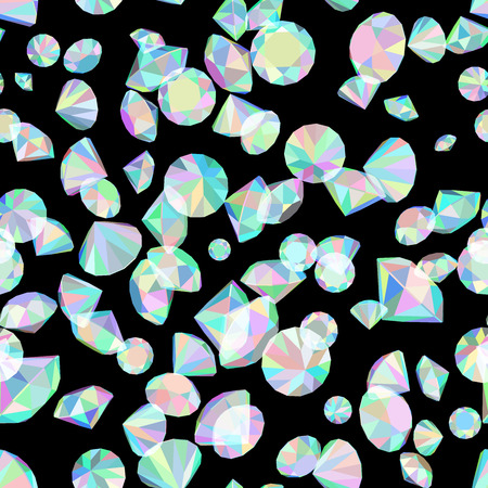 Vector seamless diamond pattern. Vector illustration 3のイラスト素材