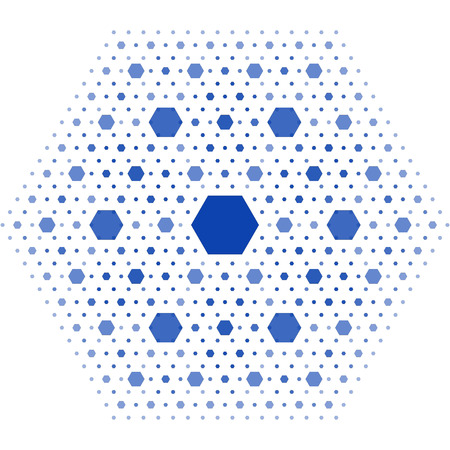 Vector Fractal Abstract Background on white 3のイラスト素材