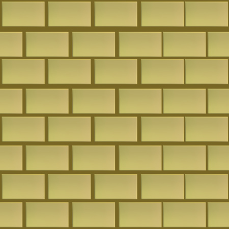 Vector metal texture. Golden abstract background. Golden brick wall seamless pattern. 2のイラスト素材