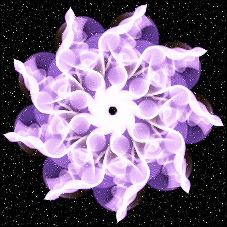 Vector Abstract Pattern circle on starts 3