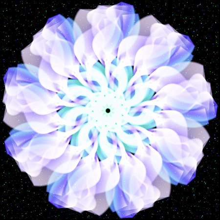 Vector flower Abstract floral background. Element for design. 1のイラスト素材