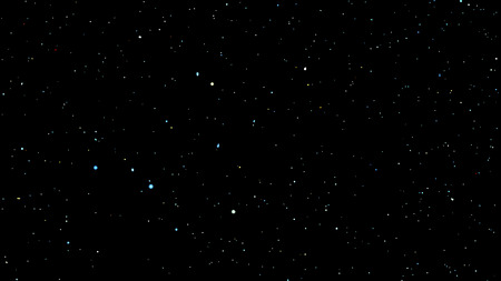 Black Night sky with bright stars. Constellation. Vector illustration.のイラスト素材