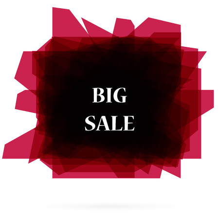 Color Bright vector sale banner on white backgroundのイラスト素材
